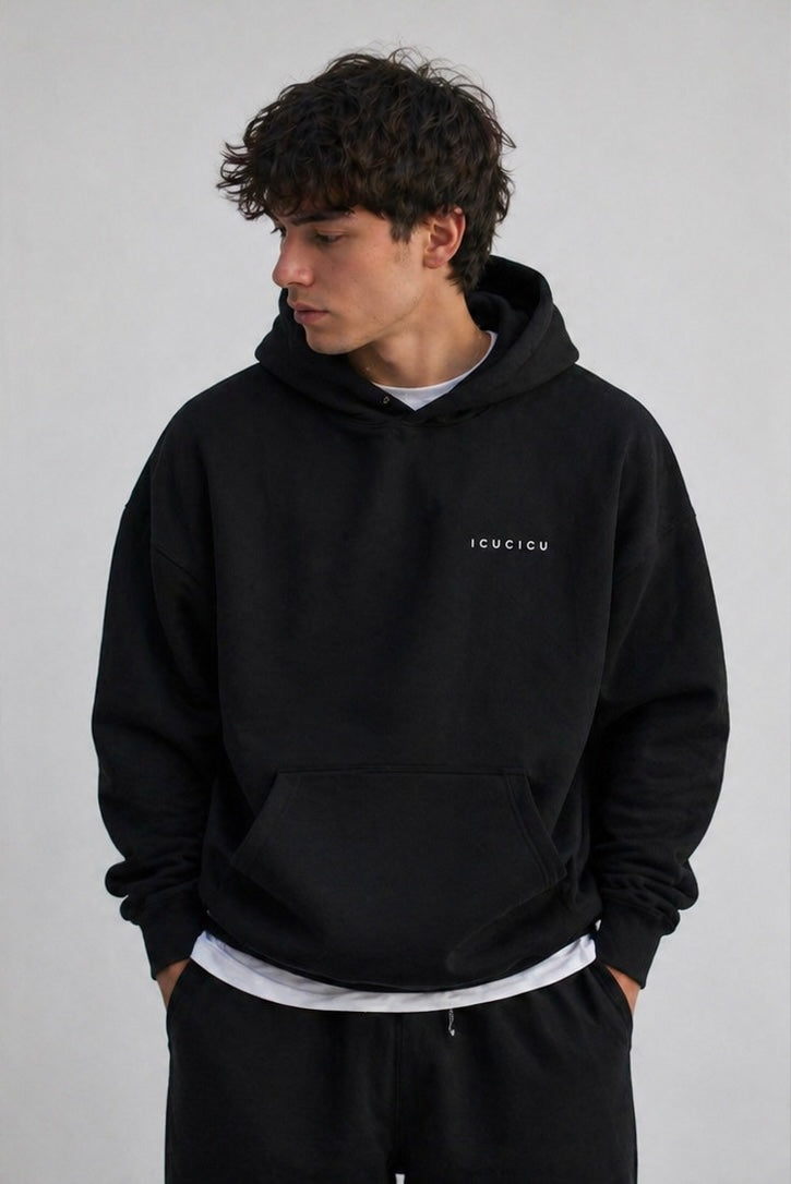🖤 ICUCICU Oversized Hoodie – I See You
