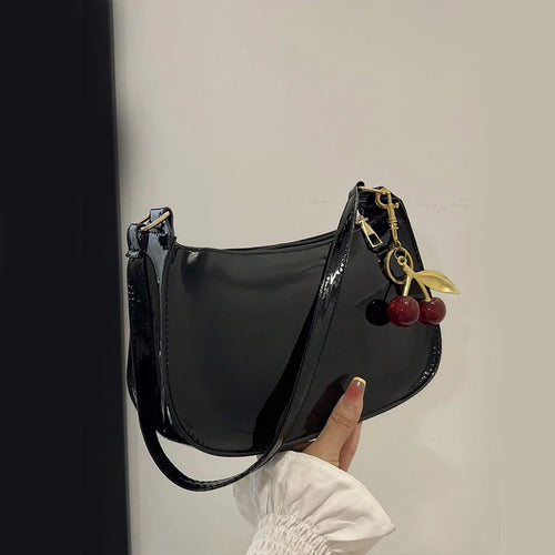 Cherry Noir Shoulder Bag