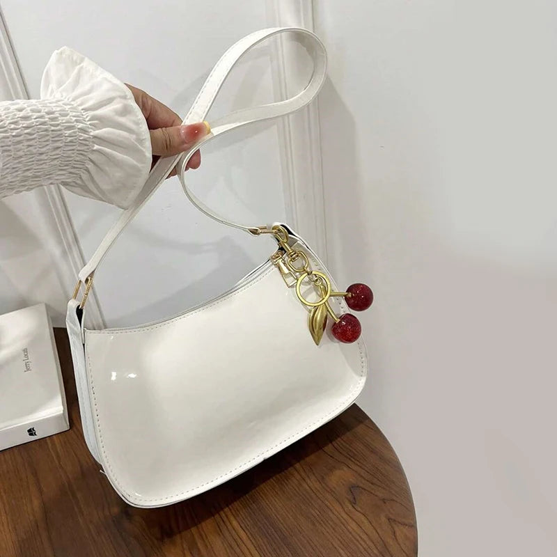 Cherry Noir Shoulder Bag