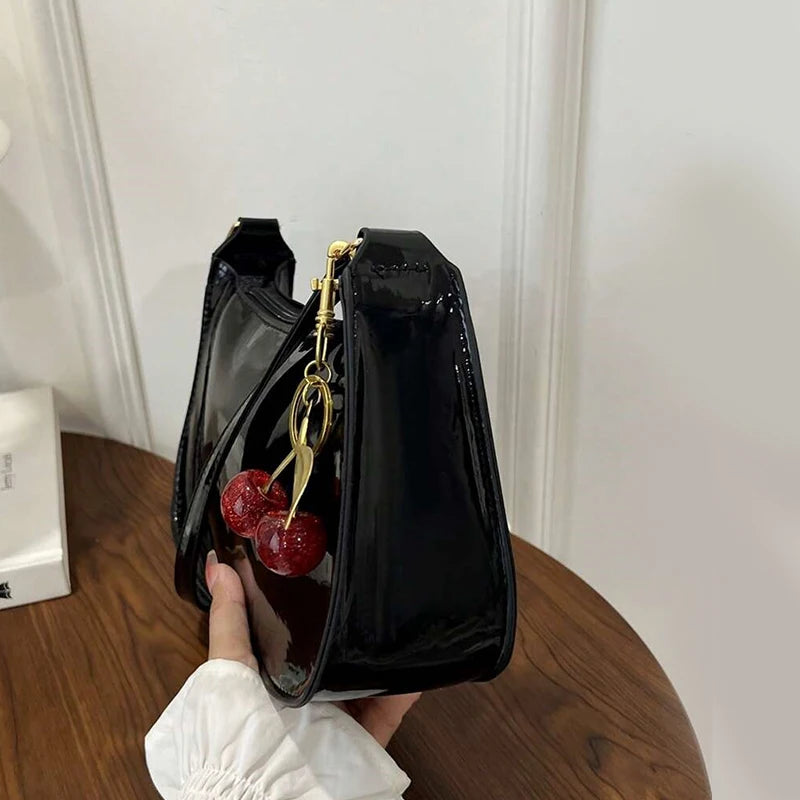 Cherry Noir Shoulder Bag